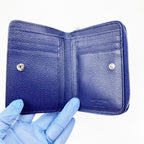 Saint Laurent Bifold Wallet and Cloth Bag Blue — view 5