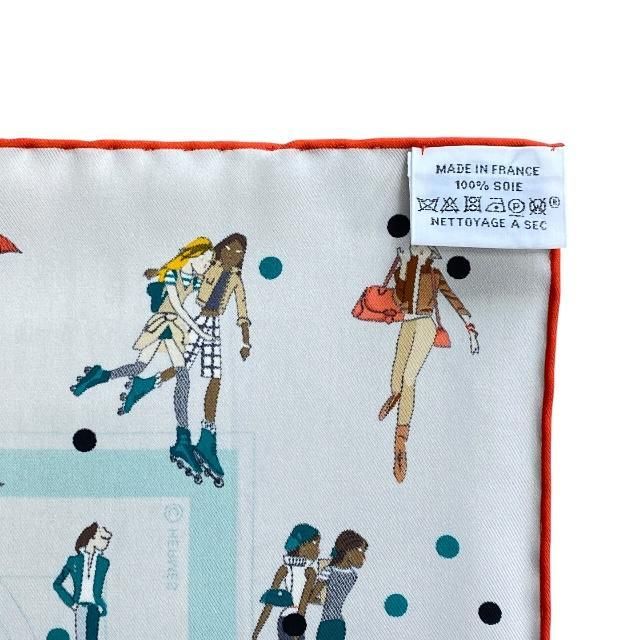 Hermes Scarf Carre 70 EX Libris LES Parisie Parisienne Silk Multicolor — view 5