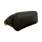 Celine Vintage Macadam Blason Logo Pattern Leather