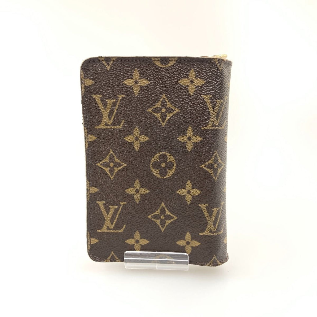 Louis Vuitton Monogram Porte Papier Zip Bifold Wallet Brown — view 2