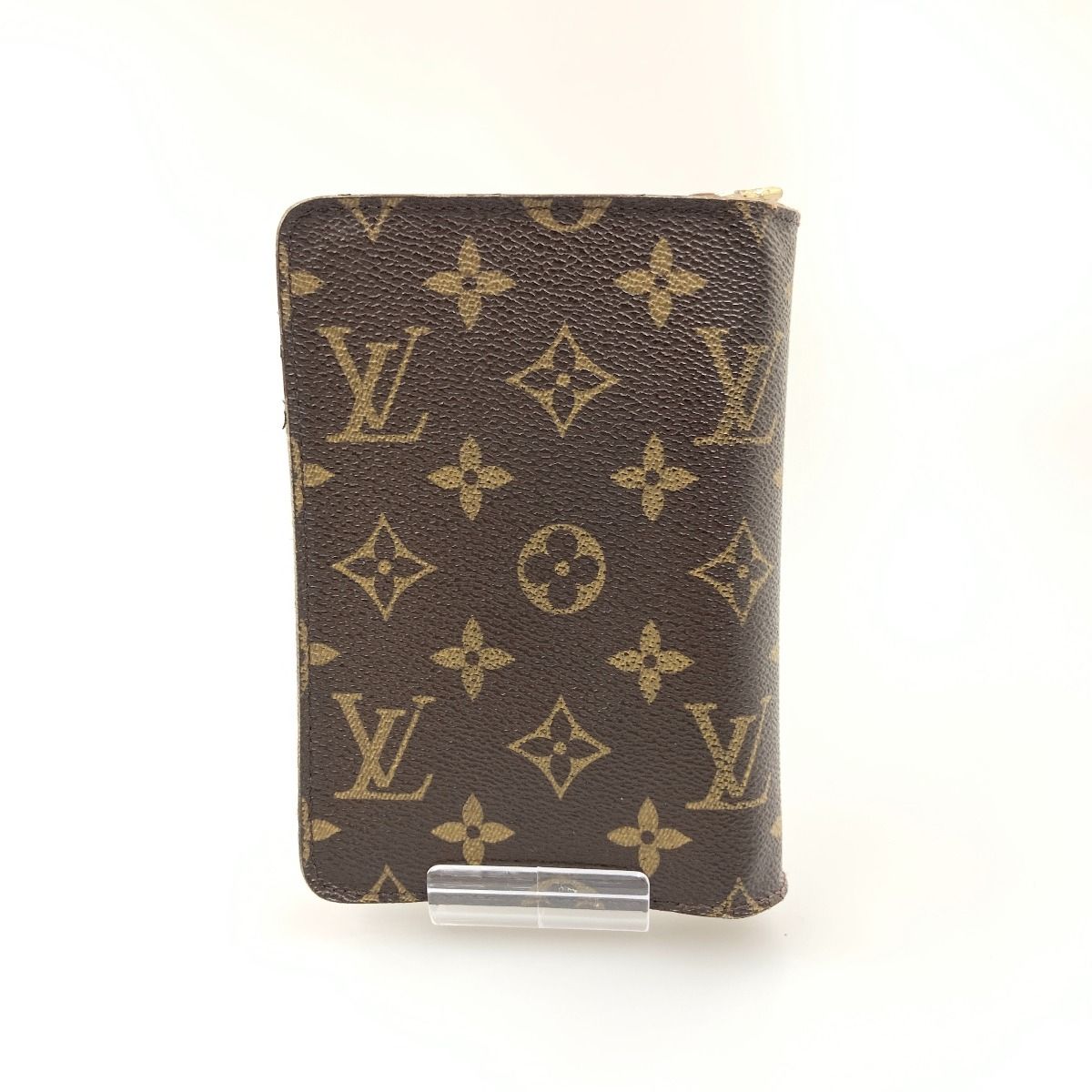 Louis Vuitton Monogram Porte Papier Zip Bifold Wallet Brown — view 2