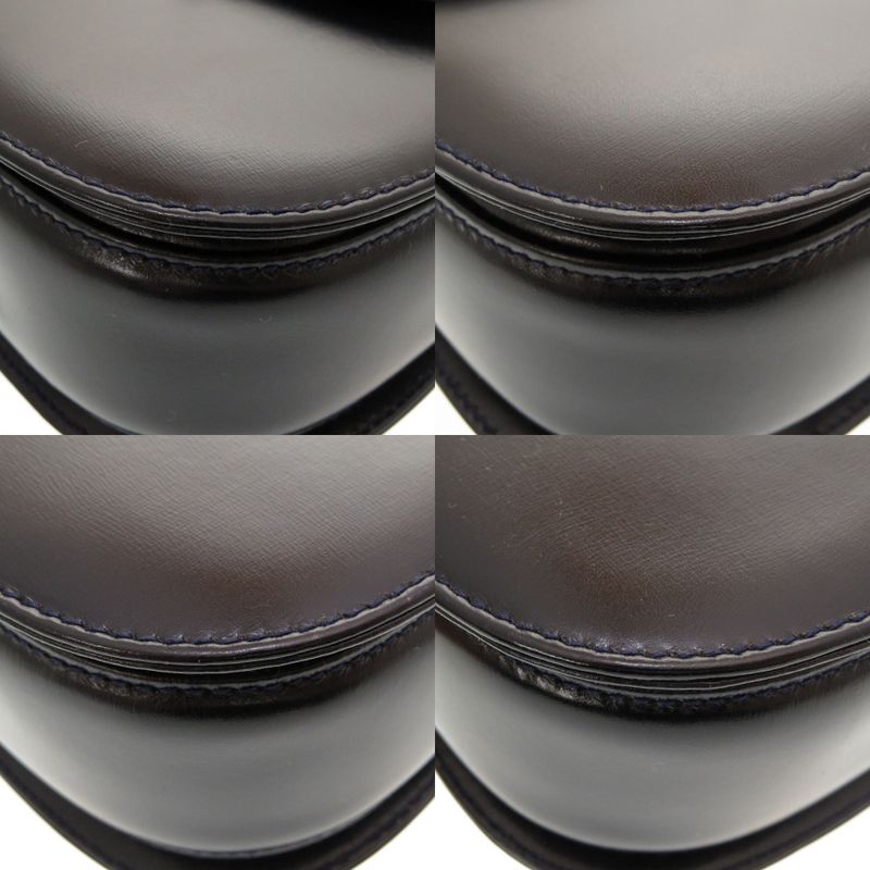 Gucci Bamboo Leather Navy 000 2046 0188 2-Way Handbag 0184 — view 9