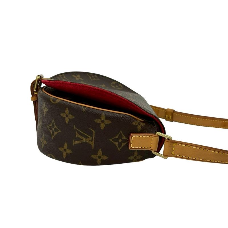 Louis Vuitton Tambourine Monogram Leather Shoulder Bag Pochette