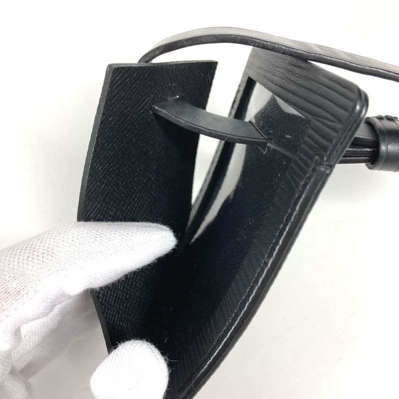Louis Vuitton Name Tag Supreme Collaboration Epi Leather Noir Black — view 4