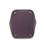 Hermes Handbag Picotin Lock PM Taurillon Clemence Cassis And Gold Hardware — view 3