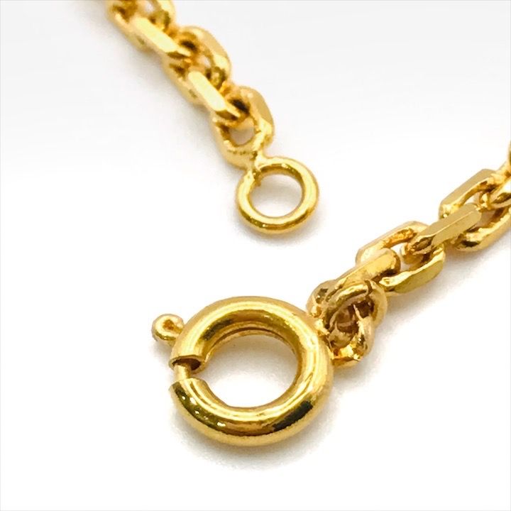 Celine Circle Logo Necklace Gold — view 7