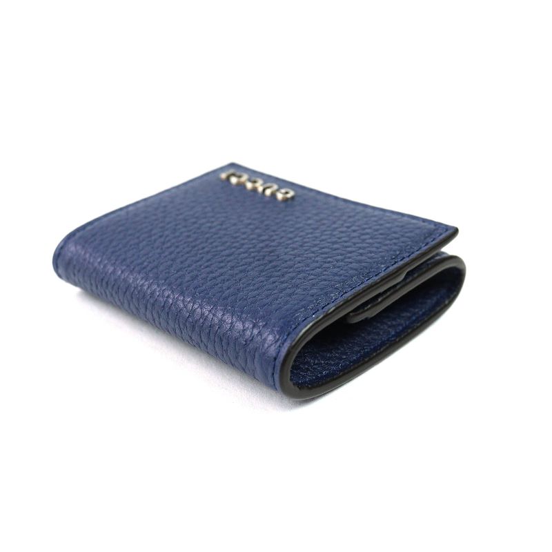 Gucci Logo Hardware Leather Coin Case Purse Compact Wallet Current — view 4