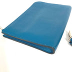 Hermes Coin Case Remix Duo Leather Blue — view 6