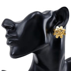 Chanel Coco Mark Vintage Gold Plated 94 P 11.3 g Earrings — view 3