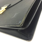 Louis Vuitton Business Bag Serviette Ambassador Epi Leather Creel Black — view 5