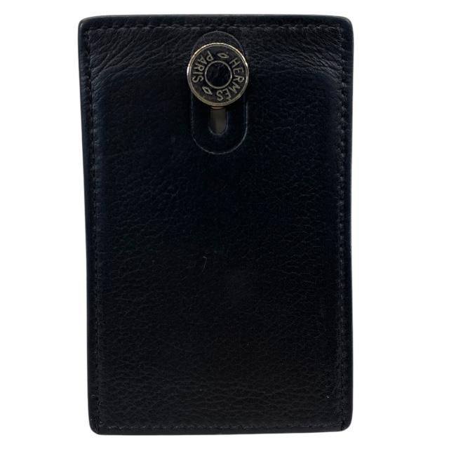 Hermes Diablo Card Case Business Holder Pass Compact Logo Leather — view 3