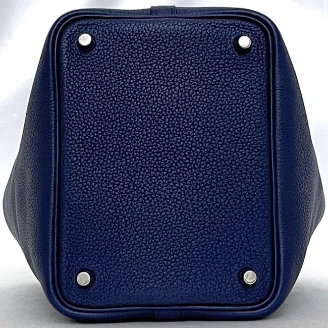 Hermes Handbag Picotin Lock PM Navy Blue Nuit — view 4