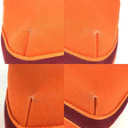 Hermes Handbag Brid A Black PM Canvas Orange — view 7