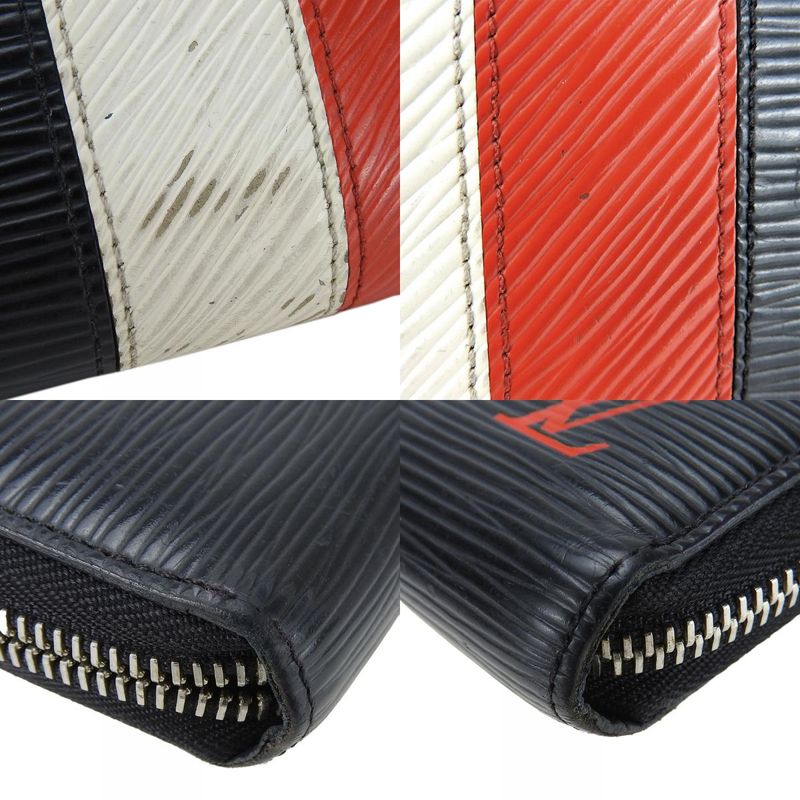 Louis Vuitton Long Wallet Zippy Epi Leather Black Red White — view 4
