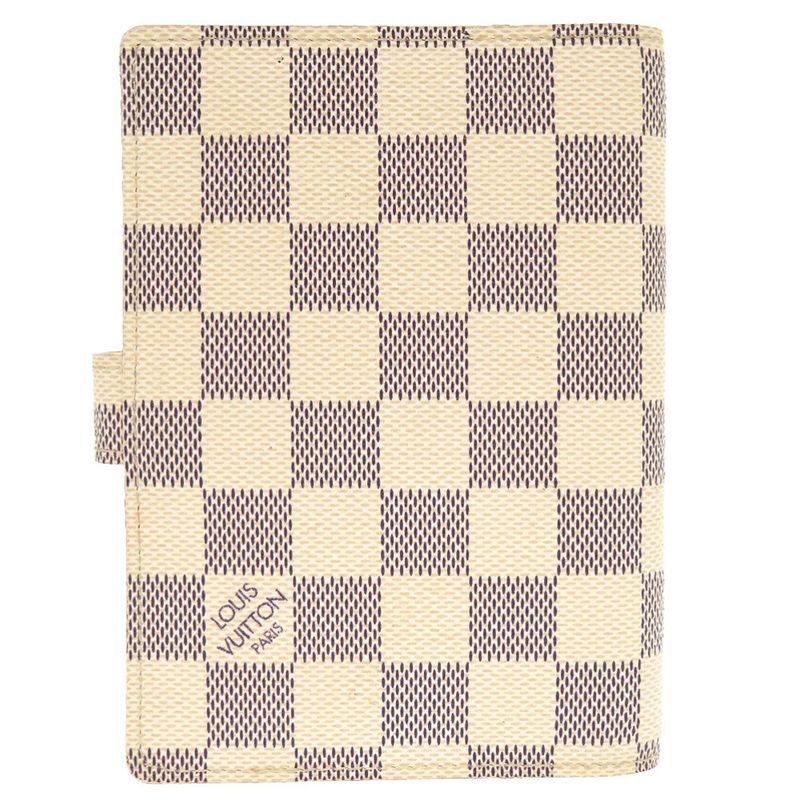 Louis Vuitton Agenda PM Damier Azur Notebook Cover White 1225 — view 3