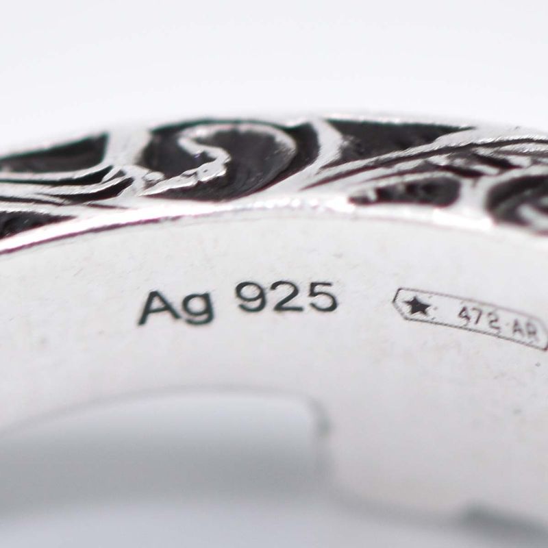Gucci Ring Double G Key Size 15 5.7 Silver SV 925 Accessories — view 9