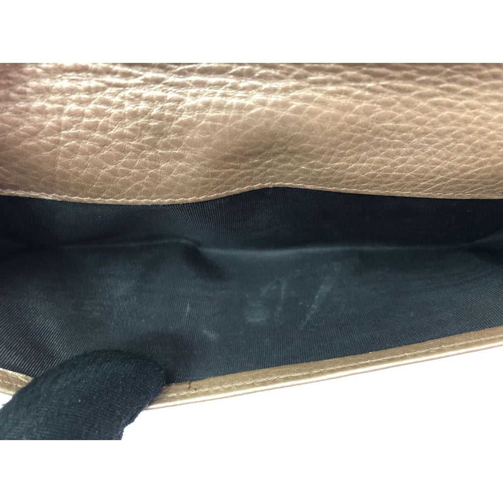 Gucci Long Wallet Interlocking G W Hook Leather Beige — view 8