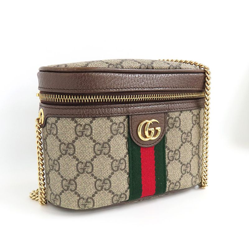 Gucci Ophidia Web Stripe Belt Bag 2-Way Shoulder Beige — view 4