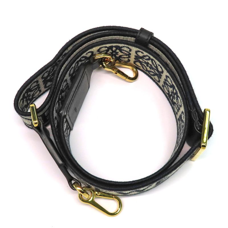 Loewe Anagram Shoulder Strap C073 T87 X01 Navy Black Gdhardware Bag — view 3