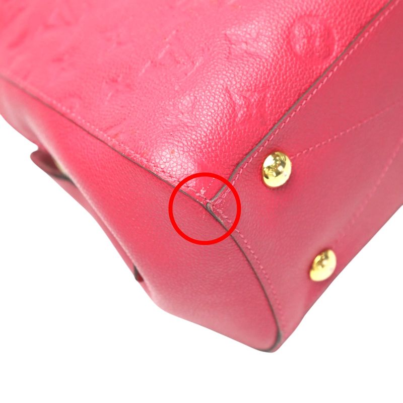 Louis Vuitton Empreinte 2-Way Bag Montaigne BB Handbag Pink — view 8