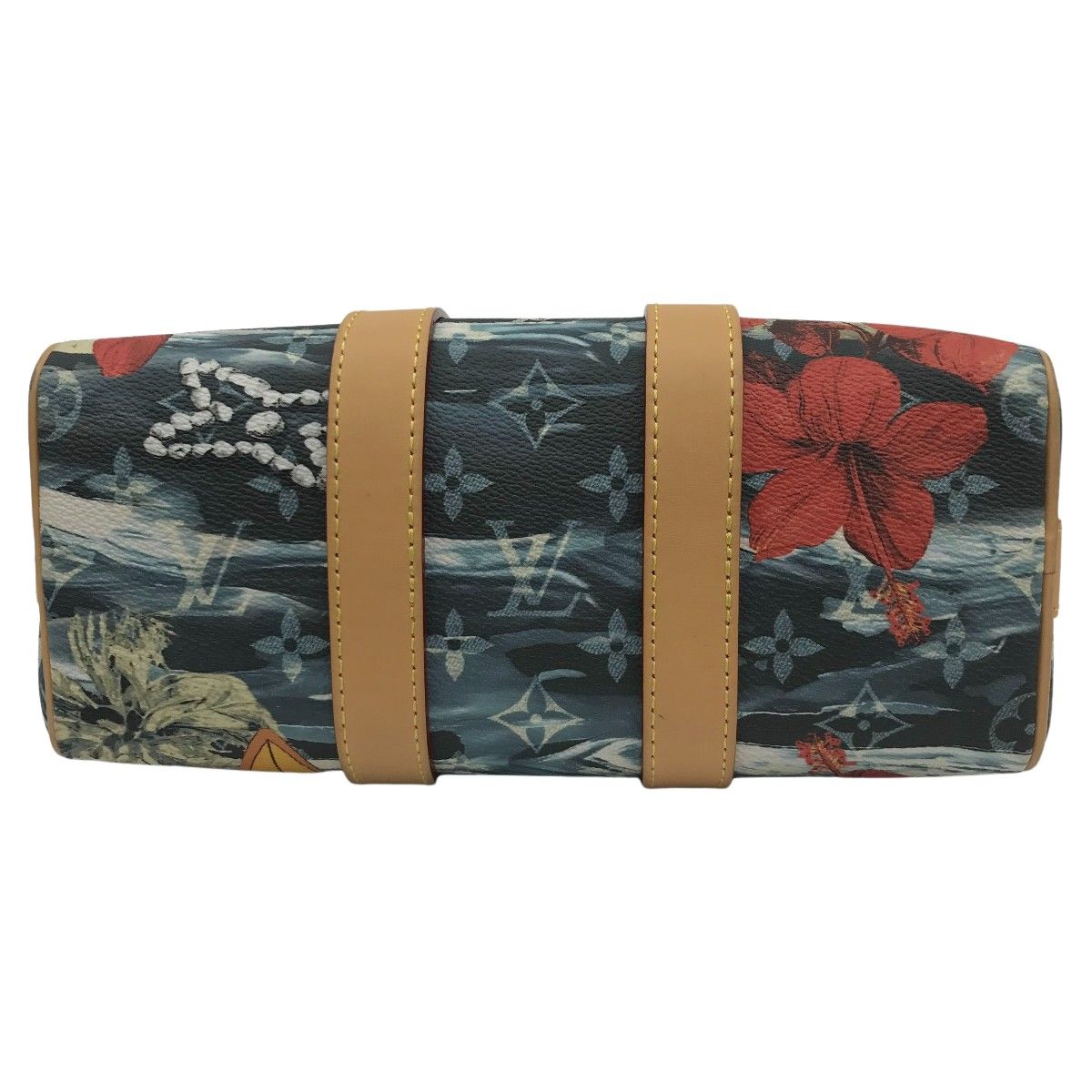 Louis Vuitton Keepall Bandouliere 25 Surfing Monogram Navy Blue — view 3