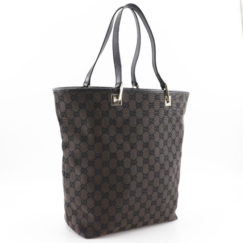 Gucci 002.1098 GG Canvas Brown Tote Bag — view 3