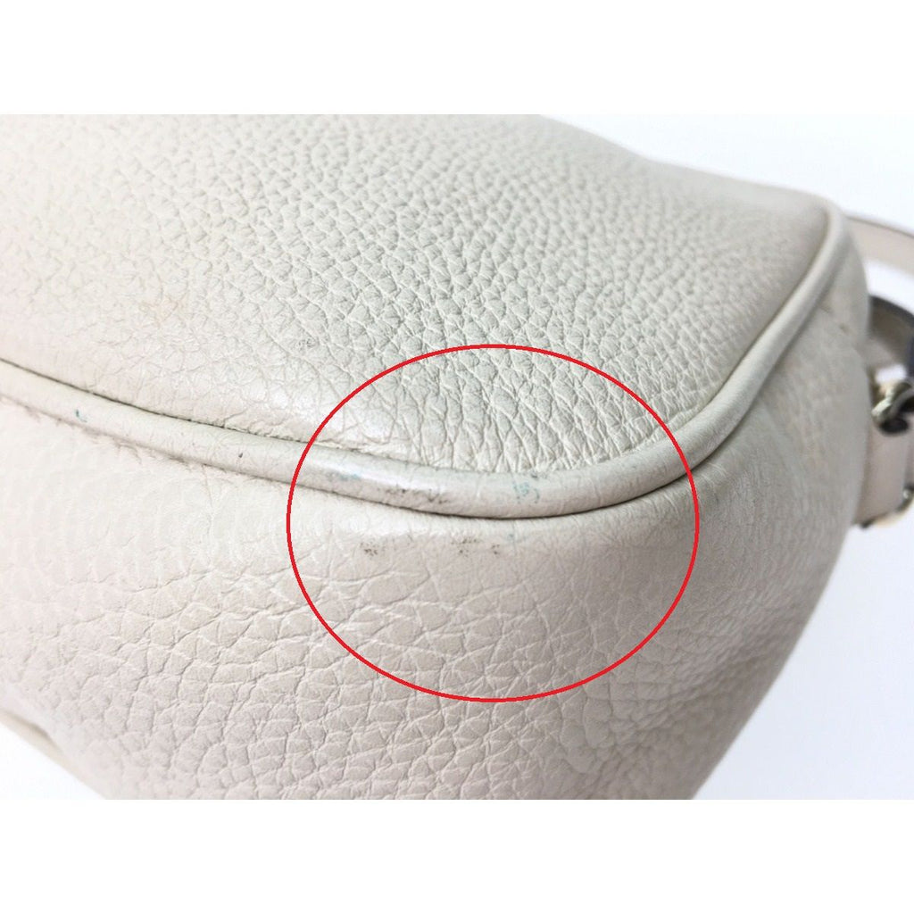 Gucci Soho Interlocking G Small Disco Bag Shoulder White — view 6