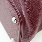 Hermes Bolide 31 ck K1 Taurillon Clemence Rouge Grenat Handbag — view 5
