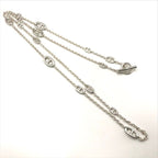 Hermes Chaine D'ancre Farandole Long Necklace 925 Sterling Silver — view 3