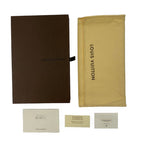 Louis Vuitton Taiga Portefeuille Brazza Folding Long Wallet Gray — view 7
