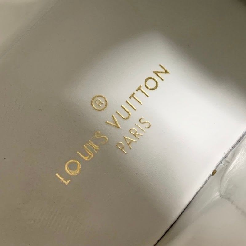 Louis Vuitton Stellar Line Monogram Sneakers Shoes Leather White Brown Logo — view 7