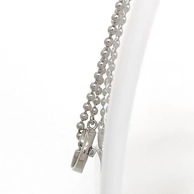 Gucci Ball Chain Necklace in Silver with Star Ring — view 7