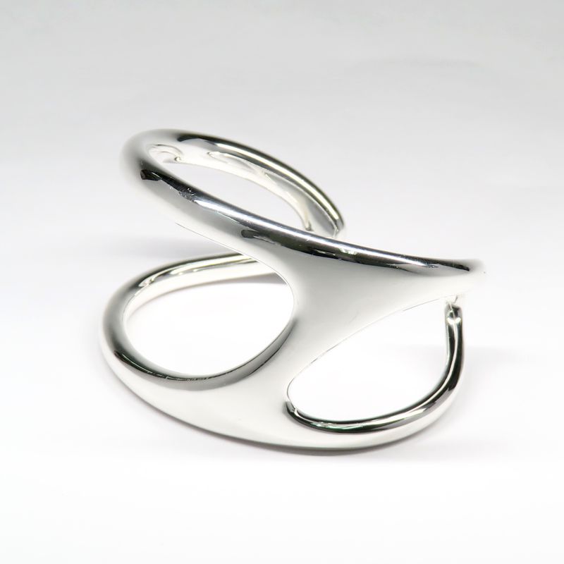 Hermes Bracelet Chaine D'ancre Punk Bangle 15 AG 925 Silver 2023 — view 4