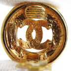 Chanel Earrings Coco Mark Metal Gold Accessory Plated Small Accessories — view 6