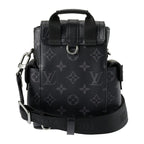 Louis Vuitton Shoulder Bag Nano Christopher Black Gray — view 2