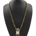 Chanel Parfum Bottle No.5 Gold Plated 55.5 g Necklace — view 3