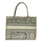 Christian Dior Toile de Jouy Reverse Book Tote Bag Medium Canvas Ivory — view 2