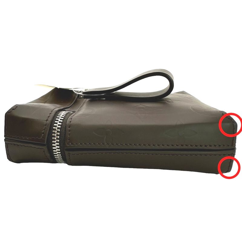 Louis Vuitton Monogram Waist Pouch Glace Ray Brown — view 4
