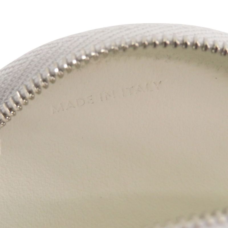 Celine Triomphe Leather Silver Coin Case 0117 — view 8