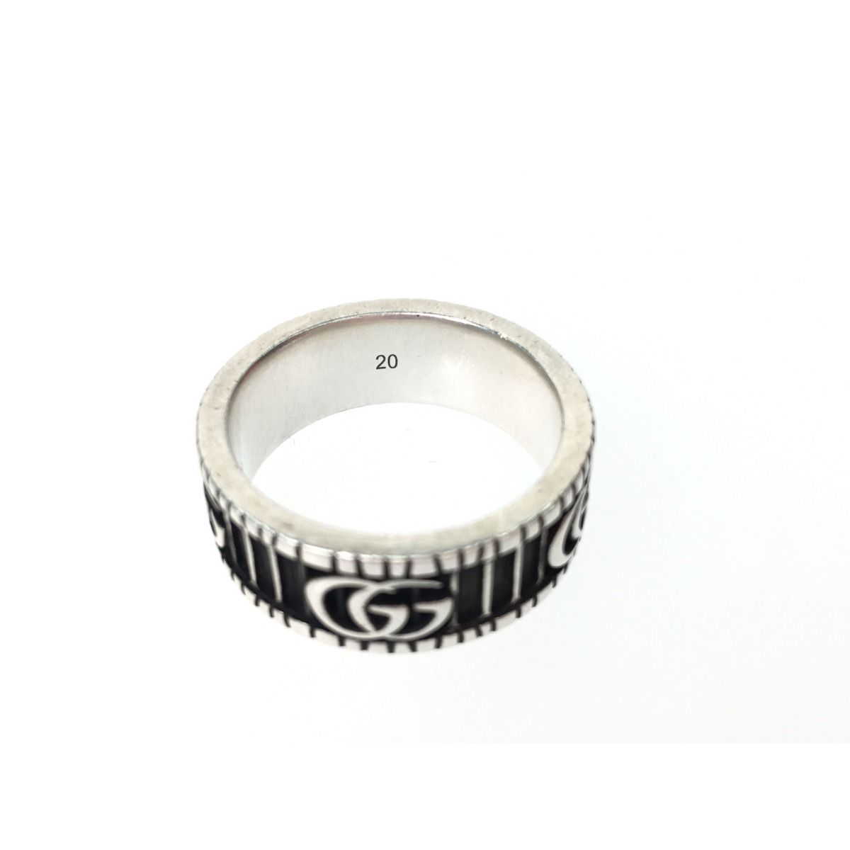Gucci Double G Silver Ring No 20 — view 6