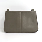 Hermes Halzan 31 Taurillon Clemence Etain Silver Hardware R 2014 Gray — view 3
