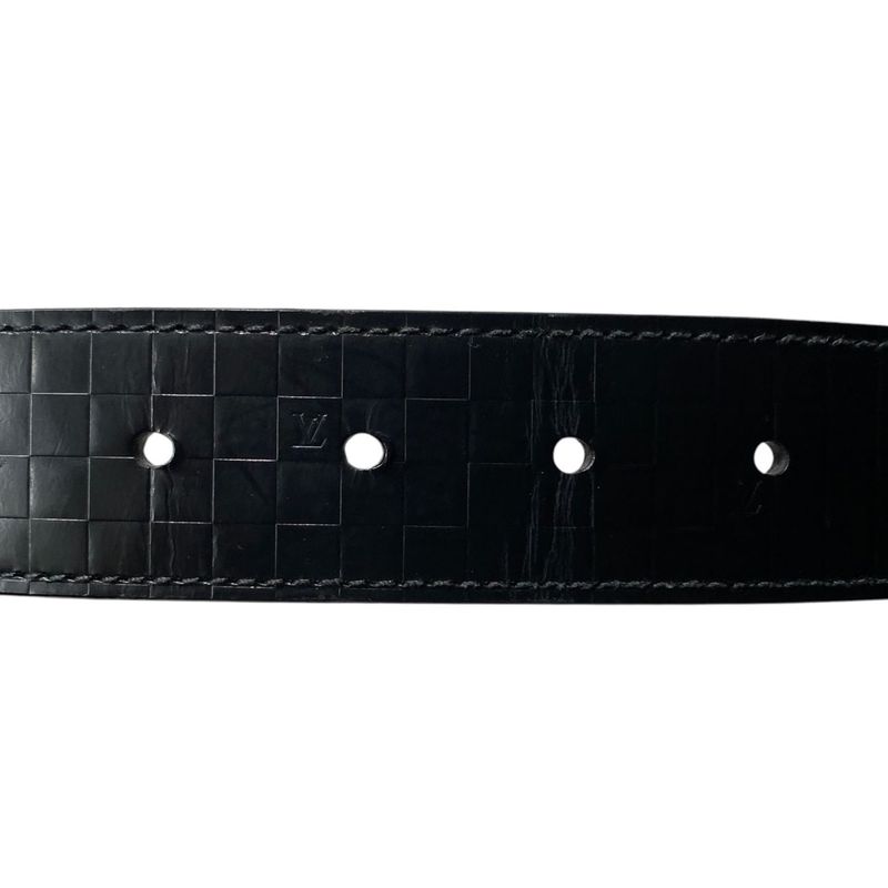 Louis Vuitton M6820 Belt Santure Avventur Leather 85 34 Black Em0334 — view 7