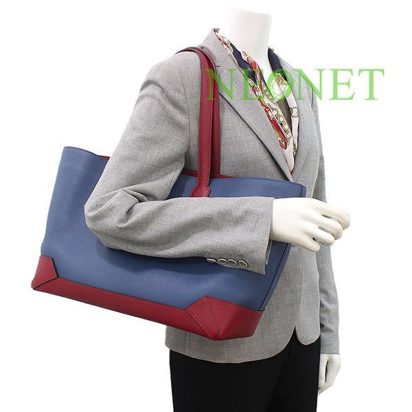 Hermes Maxi Box Leather Cabas 36 Tote Hand Bag D4580 — view 3