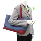 Hermes Maxi Box Leather Cabas 36 Tote Hand Bag D4580 — view 3