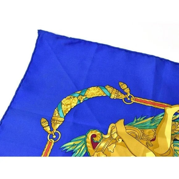 Hermes Silk Scarf 90 Hommage A Charles Garnier Architecte De L'Opera Paris — view 8