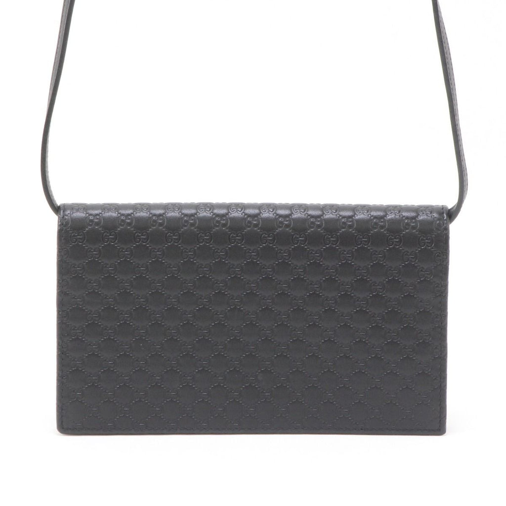 Gucci Micro Shoulder Wallet Black — view 3