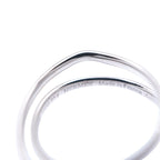 Hermes Vertige Coeur Diamond 030 CT 18K White Gold 50 Ring 750 WG Togo — view 9
