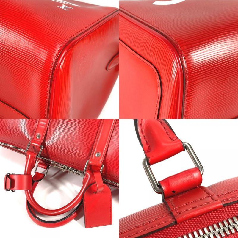 Louis Vuitton Boston Bag Keepall Bandouliere 45 Epi Leather Red — view 7