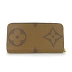 Louis Vuitton Long Wallet Zippy Monogram Giant Reverse Brown — view 2