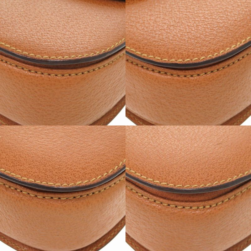 Gucci Bamboo Leather Brown Gold Hardware 000 2046 0188 2-Way Handbag 0271 — view 9
